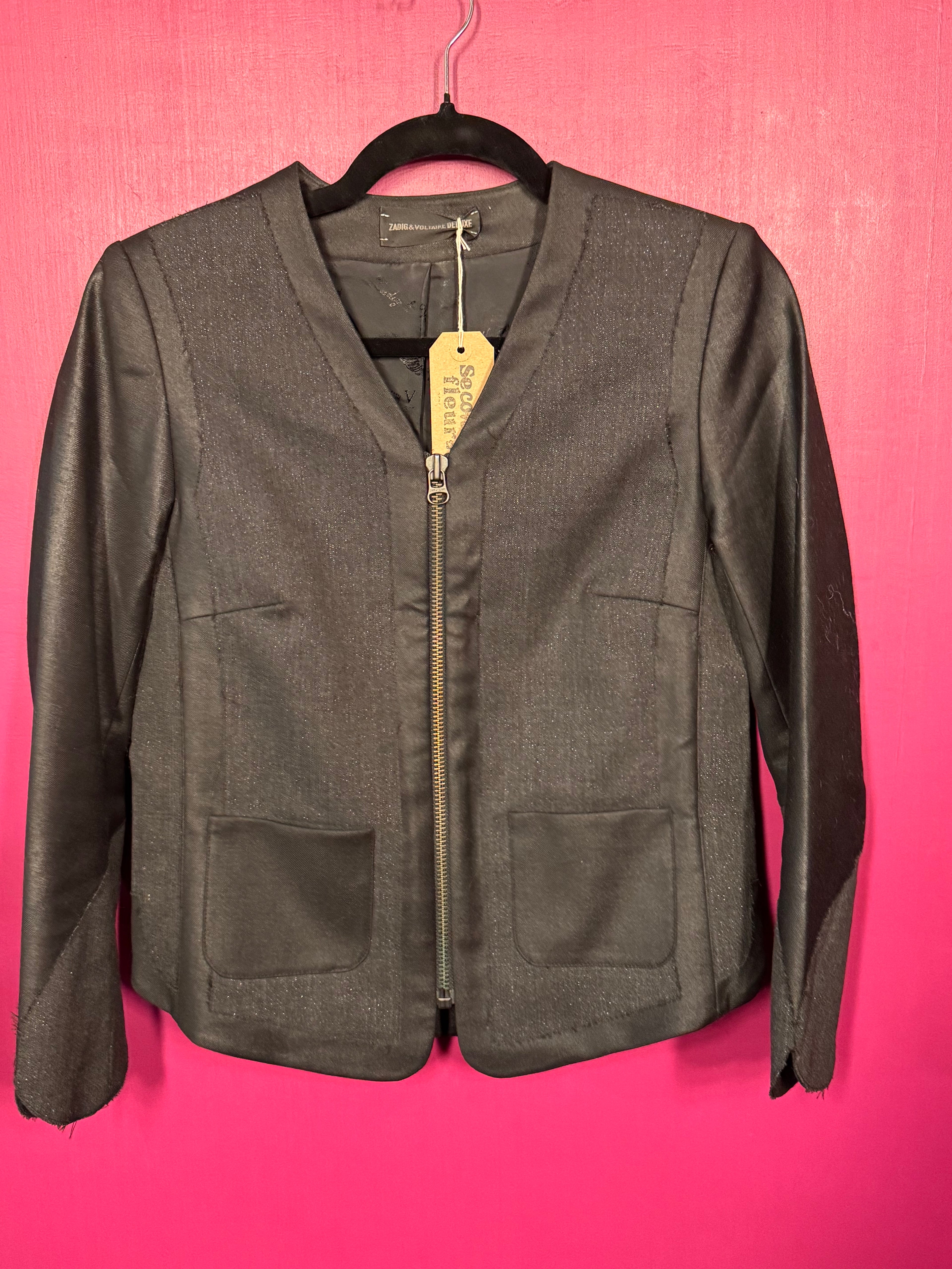 Veste noire pailletée