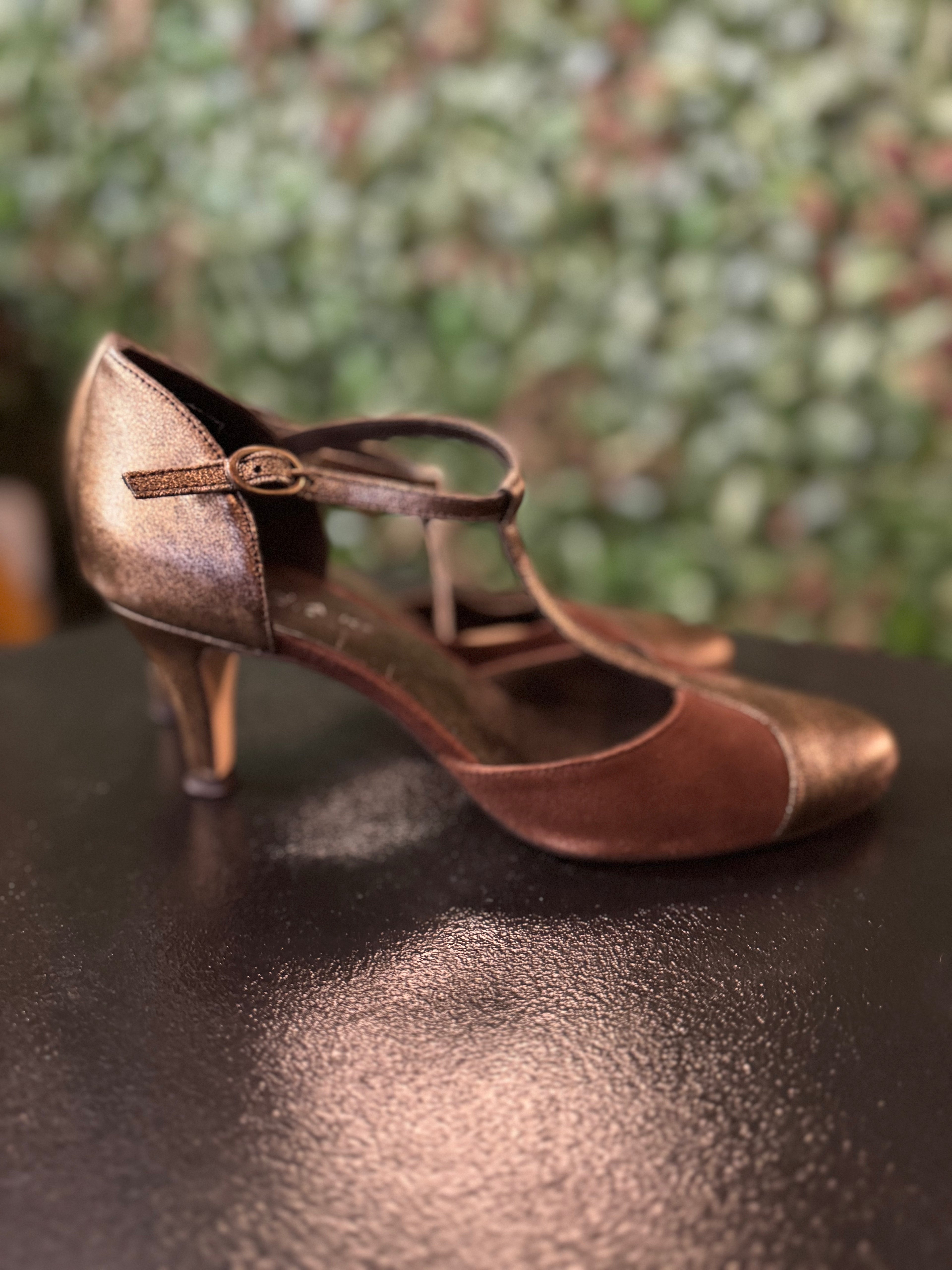 Sandales à talons marron