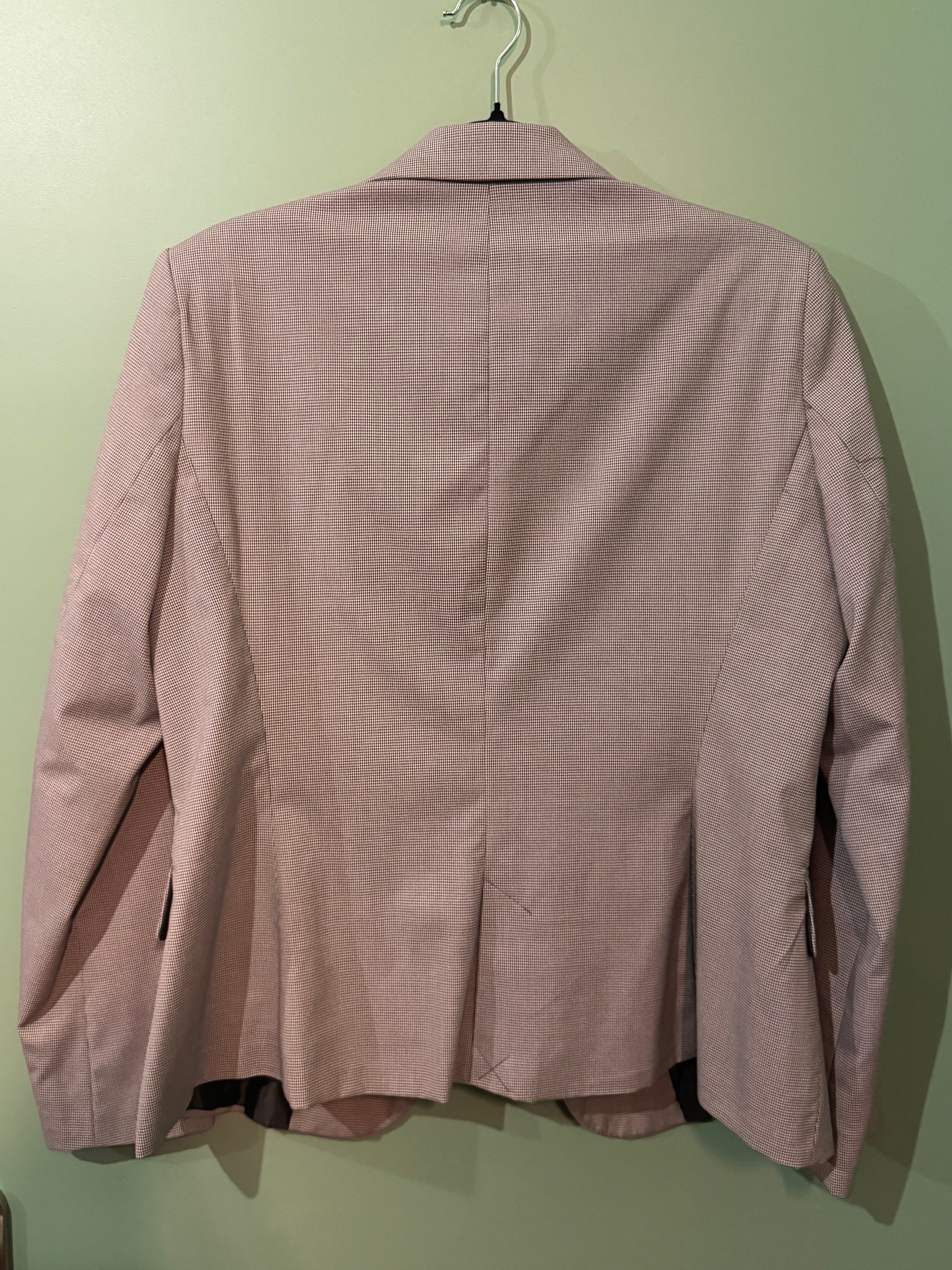 Blazer motif pied-de-poule