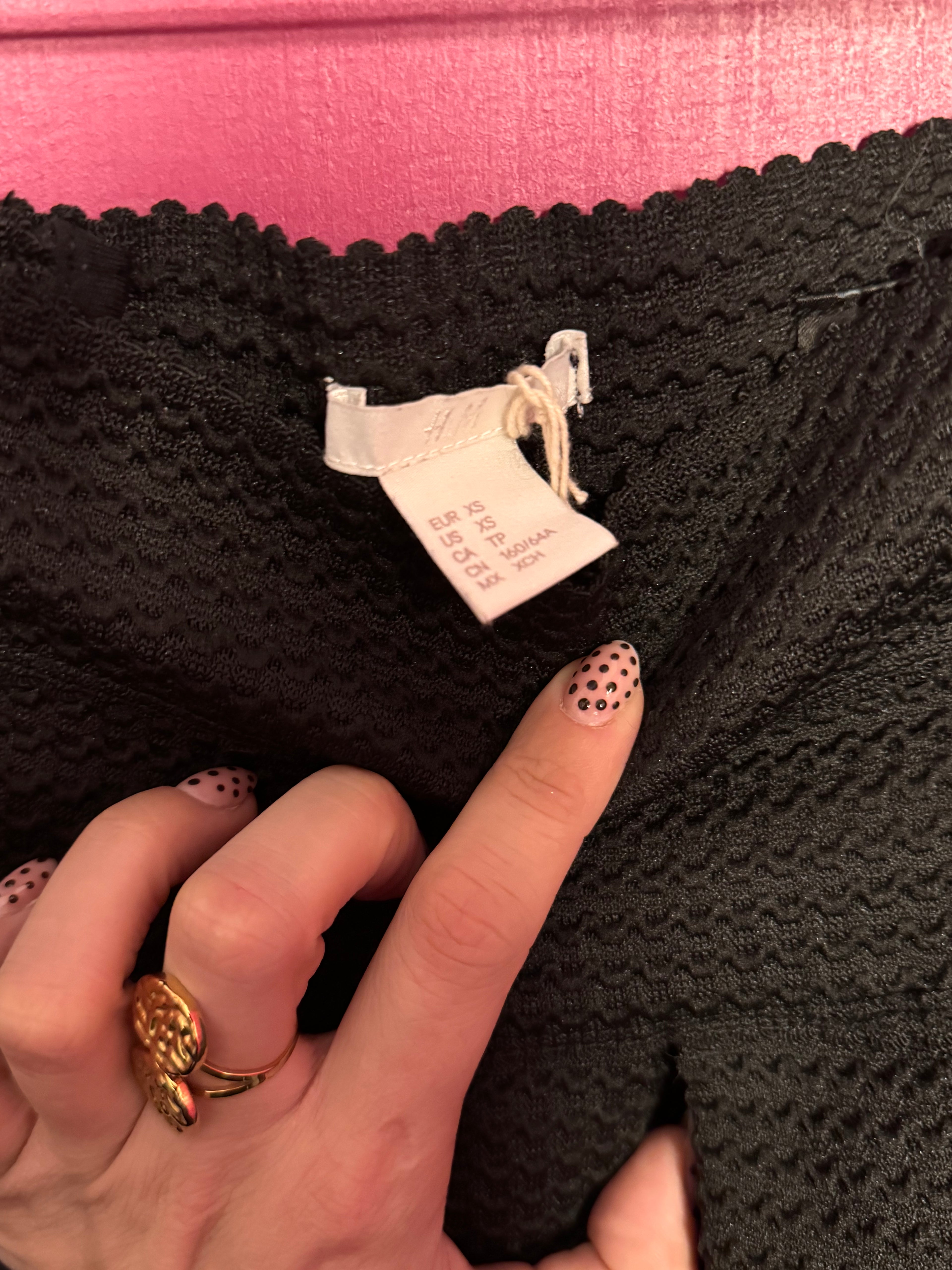 Jupe noir élastique